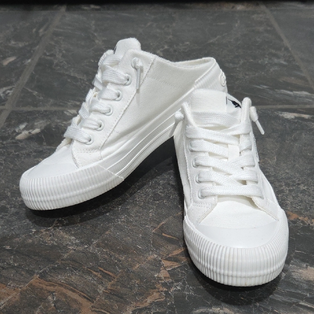 Rocket Dog White Canvas Sneakers MULE SNEAKERS